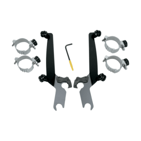 Parabrisa Memphis Shades Mnt Kit Tl S/S Hd Blk