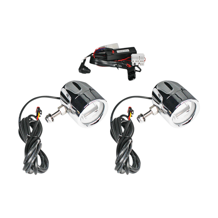 Custom Dynamics Headlight Light Fog Hd Chrome