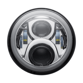 Fari Custom Dynamics Headlamp 7 Led Halo Chr