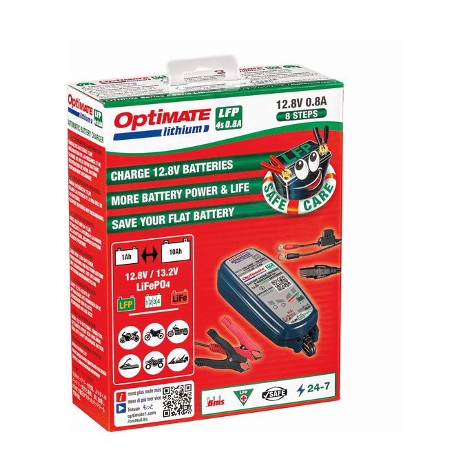 Tecmate Lader und/oder Starter Charger Opt Lithium 0.8A