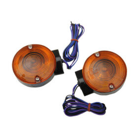 Indicatori Drag Specialties Lights T/S Blk Frt Flt