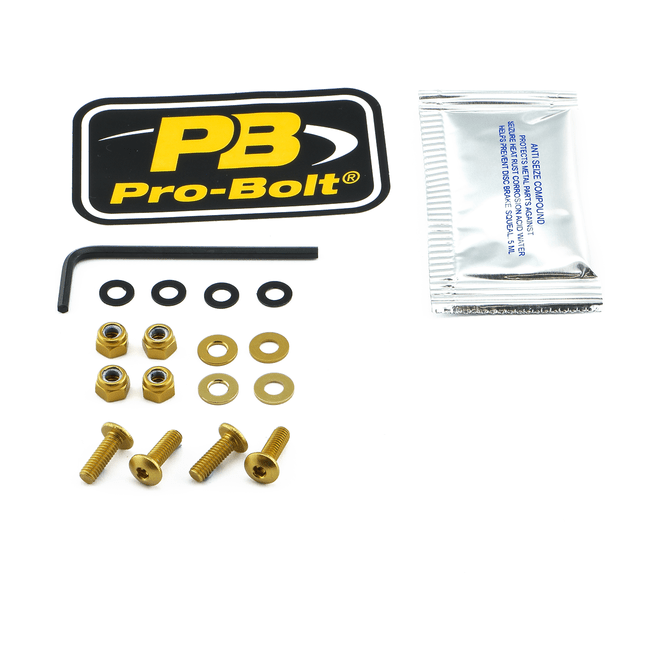 Pro Bolt Front fairing support Scr Kit Screen 4/Nu Gd
