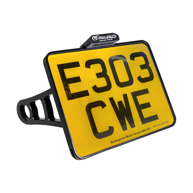 Portatarga Heinz Bikes Lic.Plt Fxdr Blk Uk