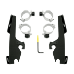 Parabrezza Memphis Shades Mnt Kit Tl F/S Hd Blk