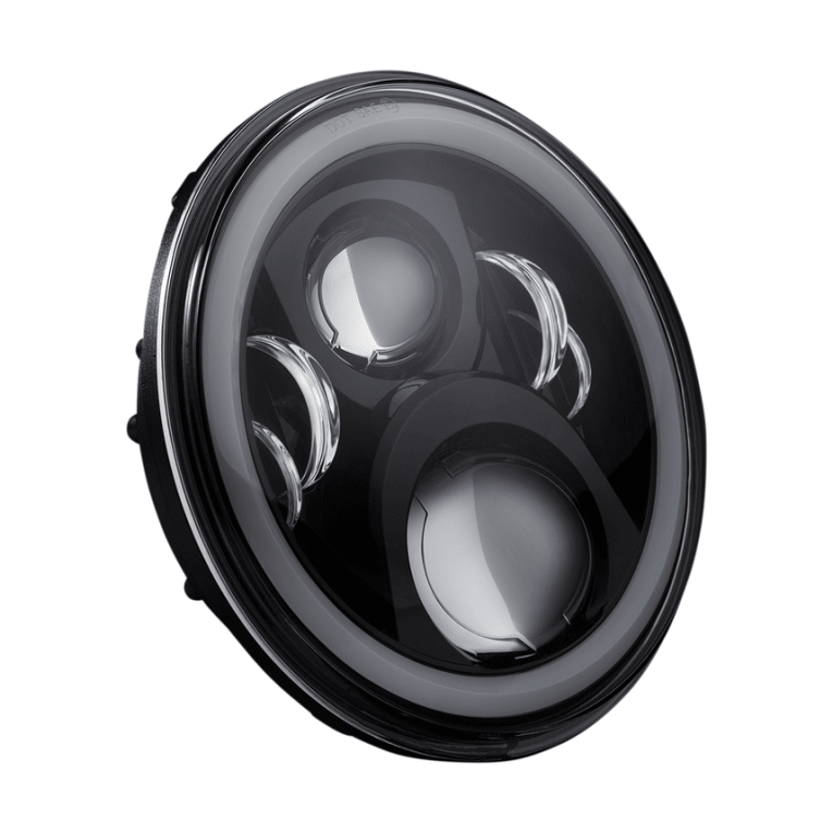 Faro Custom Dynamics Headlamp 7 Led Halo Blk