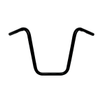 Drag Specialties Generic handlebar Handlebar 1"Nar Ape 14"Bk