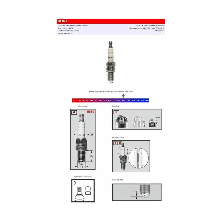 Bougie Champion Champion S-Plug Ra4Hc
