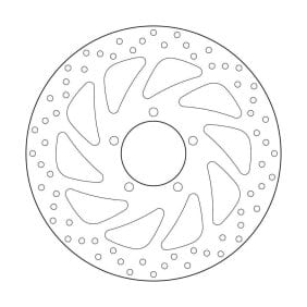 Brembo Brake disc Disc Front - 68B407L3