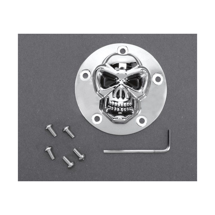 Tapa lateral Drag Specialties Skull Point Cvr 99-18 Tc