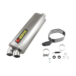 Silenziatori Akrapovic per Honda | Africa twin crf 1000 l/1000 l abs/1000 ld abs | SKU: S-H10SO22-HWT