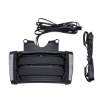 Porte-plaque dimmatriculation Ciro Frame Lp W/Leds Blk/Smk