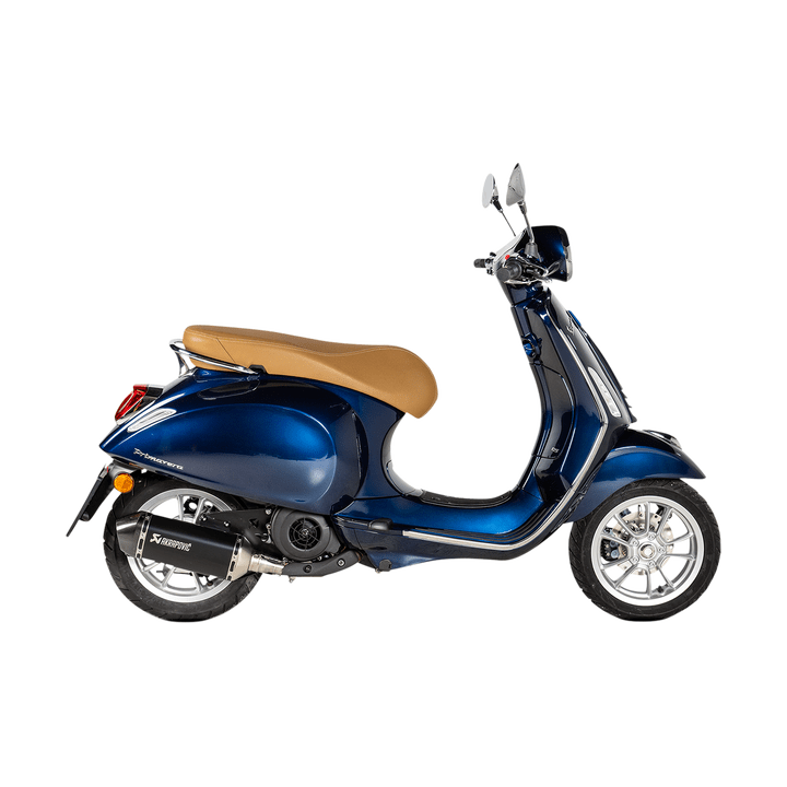 Silenziatori Akrapovic per Vespa | Primavera 125 | Primavera 150 | Sprint 125 | Sprint 150 s iget abs | SKU: S-VE125SO3-HZBL