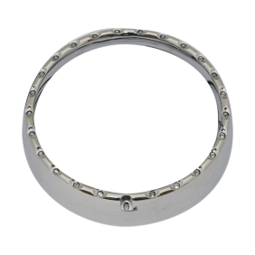 Fari Custom Dynamics Trim Halo Flht Chr Wht