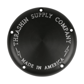 Thrashin Supply Co Side cover Cover Derby Billet St Blk