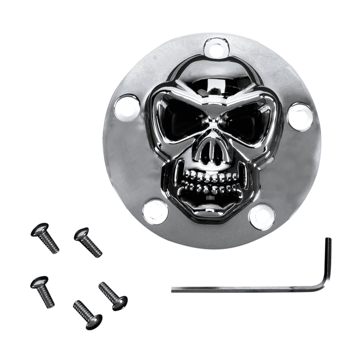Tapa lateral Drag Specialties Skull Point Cvr 99-18 Tc