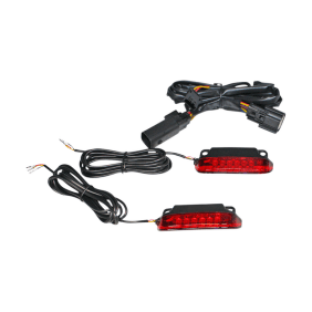 Custom Dynamics Brake lever Light Sbag 10-13Flhx Red