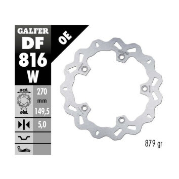 Disco freno Galfer Wave DF816W Fijo Delantero o Trasero OE