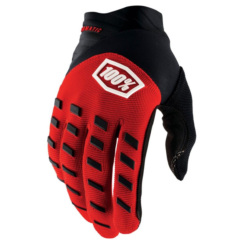 100% Airmatic Gloves Red/Black