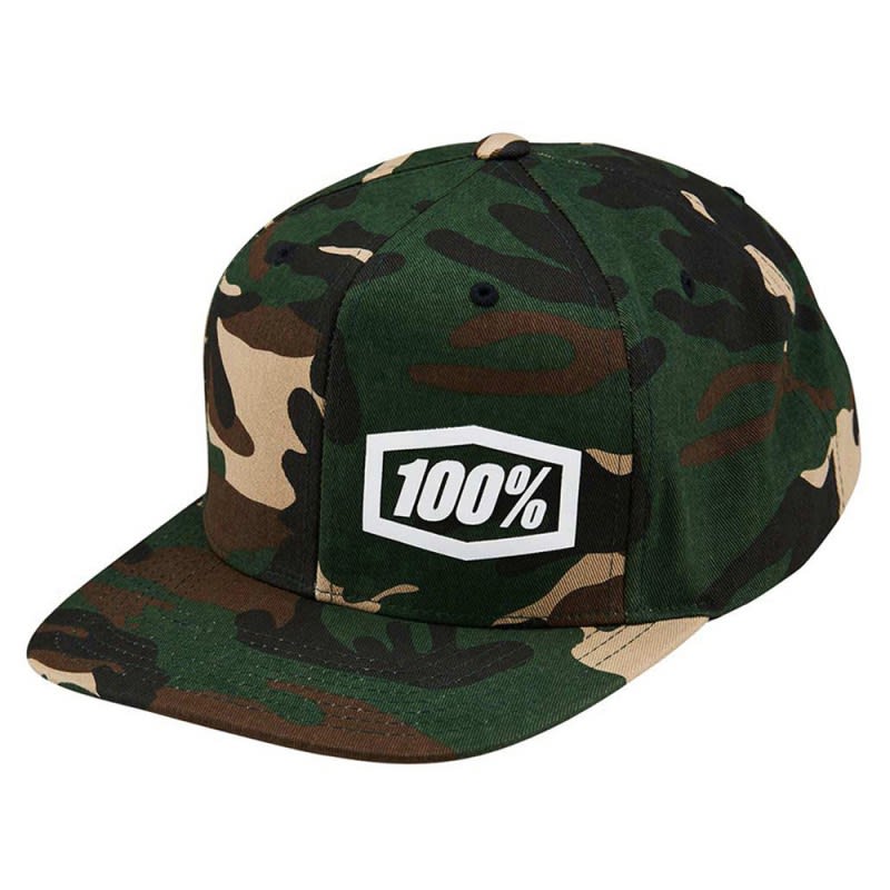 100% Machine Snapback Cap Camo