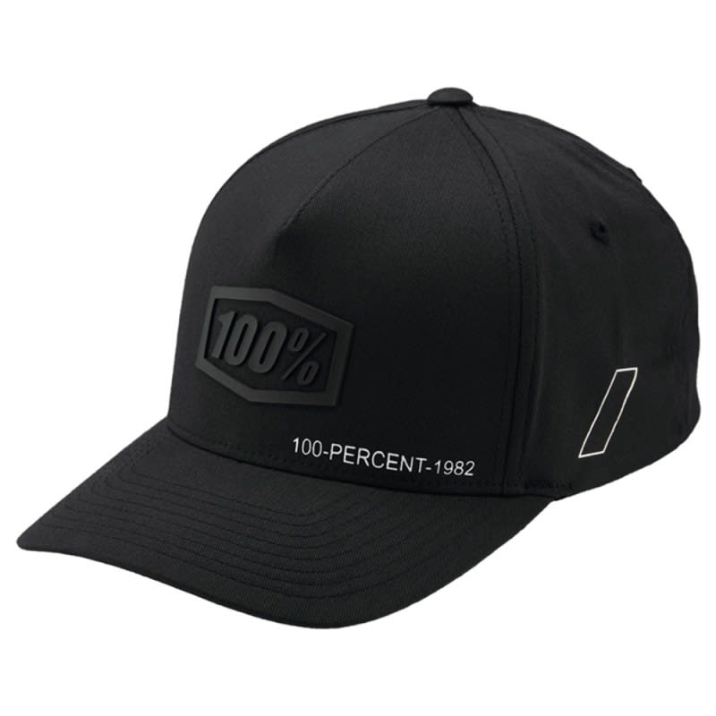 100% Shadow X-Fit Cap Black