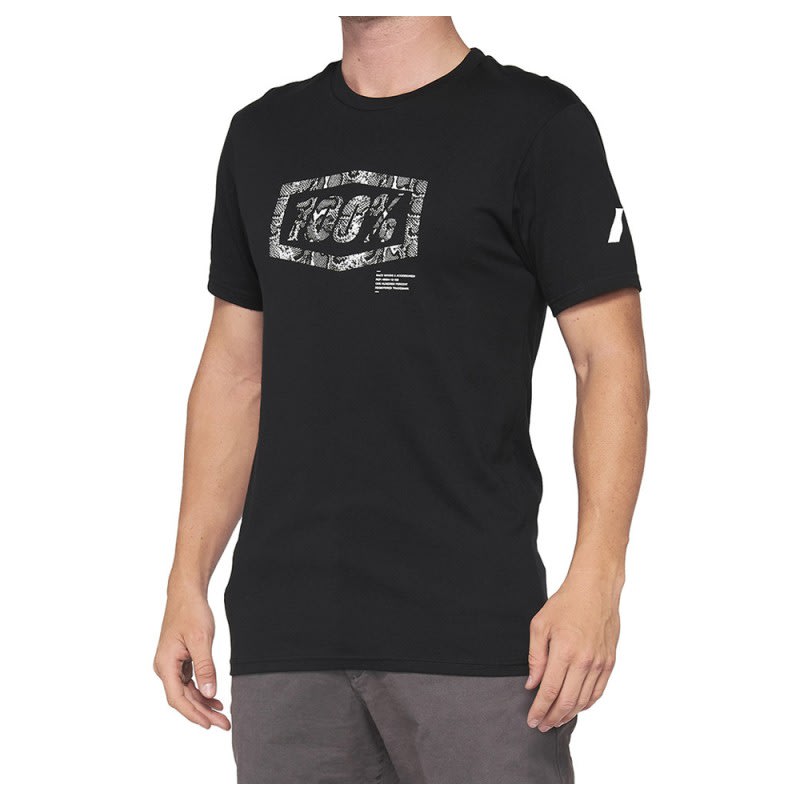 100% Essential T-Shirt Black/Snake