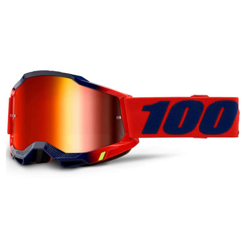 100% Accuri 2 Goggle Kearny + Mirror Red Lens