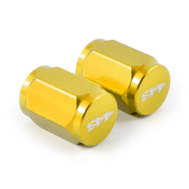 SPP Valve Caps Hex Head Gold