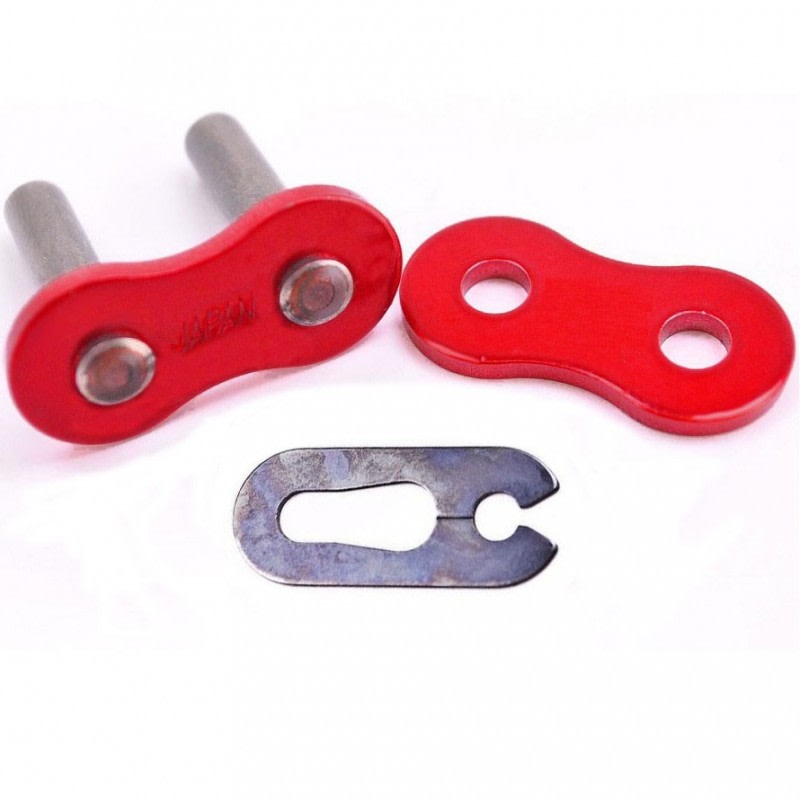 EK Chains 420 Heavy Duty Motocross Chain Red Rivet Link