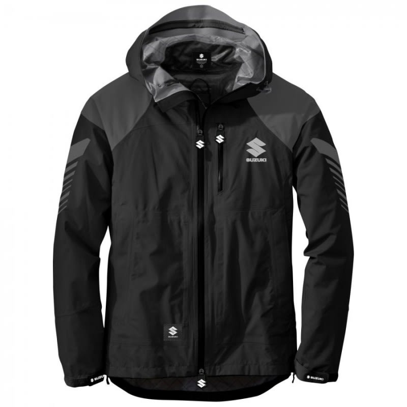 Suzuki Hood Jacket Black/Grey
