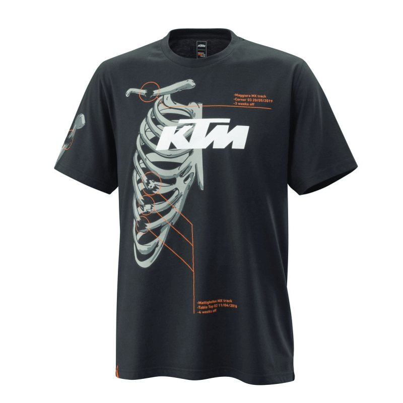 KTM Hard Knocks Tee Mens Black