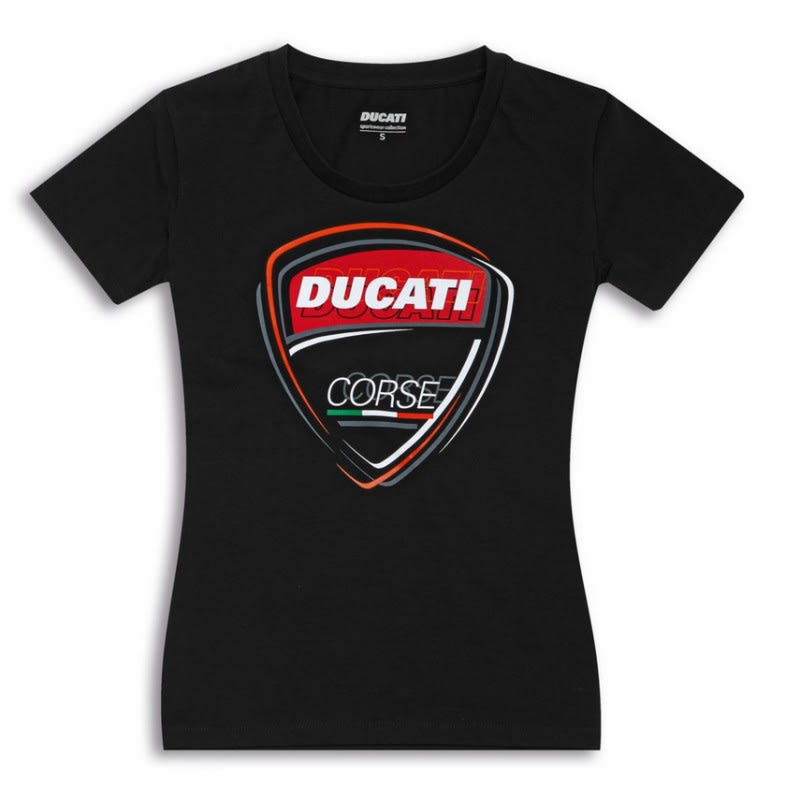 Ducati DC Sketch 2.0 T-Shirt Ladies Black