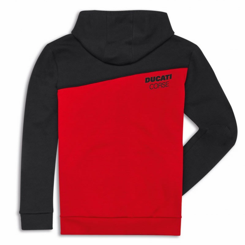Ducati DC Sport Sweatshirt Mens Red/Black