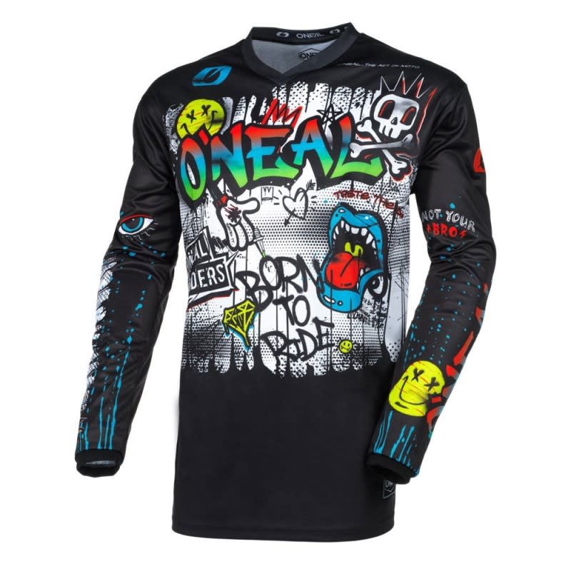 O'Neal 24 Element Rancid Jersey Youth Black/White