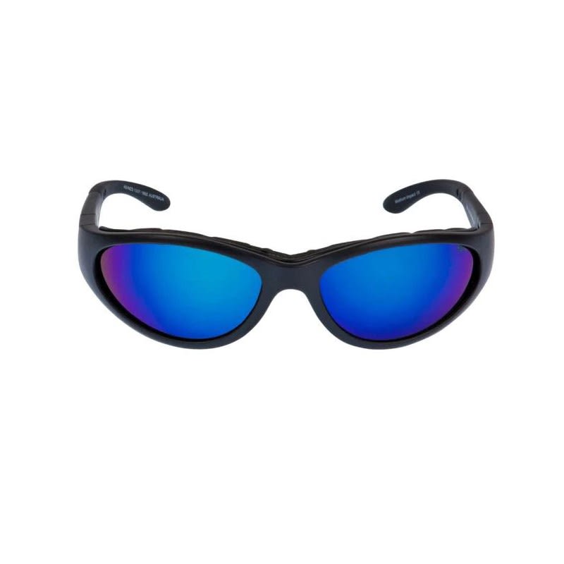 Ugly Fish Glide RS03282 Glasses Matt Black Frame + Blue Revo Lens