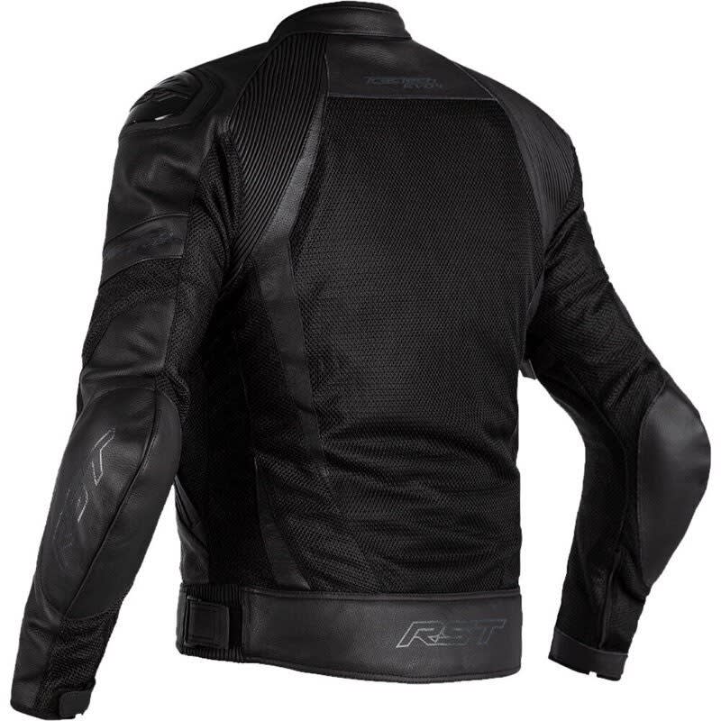 RST Tractech Evo 4 Vented Leather Jacket Mens Black