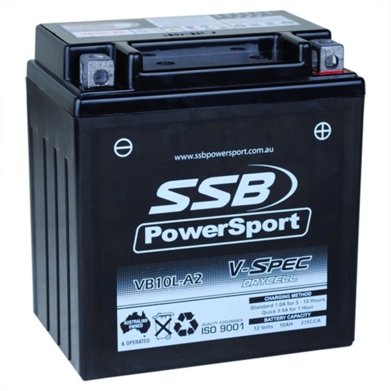 SSB 12V V-Spec High Performance AGM Battery - VB10L-A2