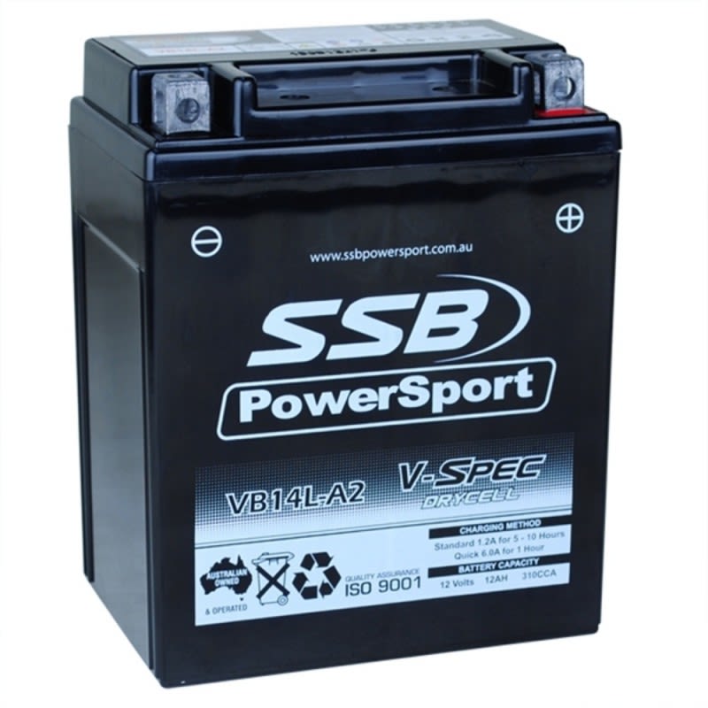 SSB 12V V-Spec High Performance AGM Battery - VB14L-A2