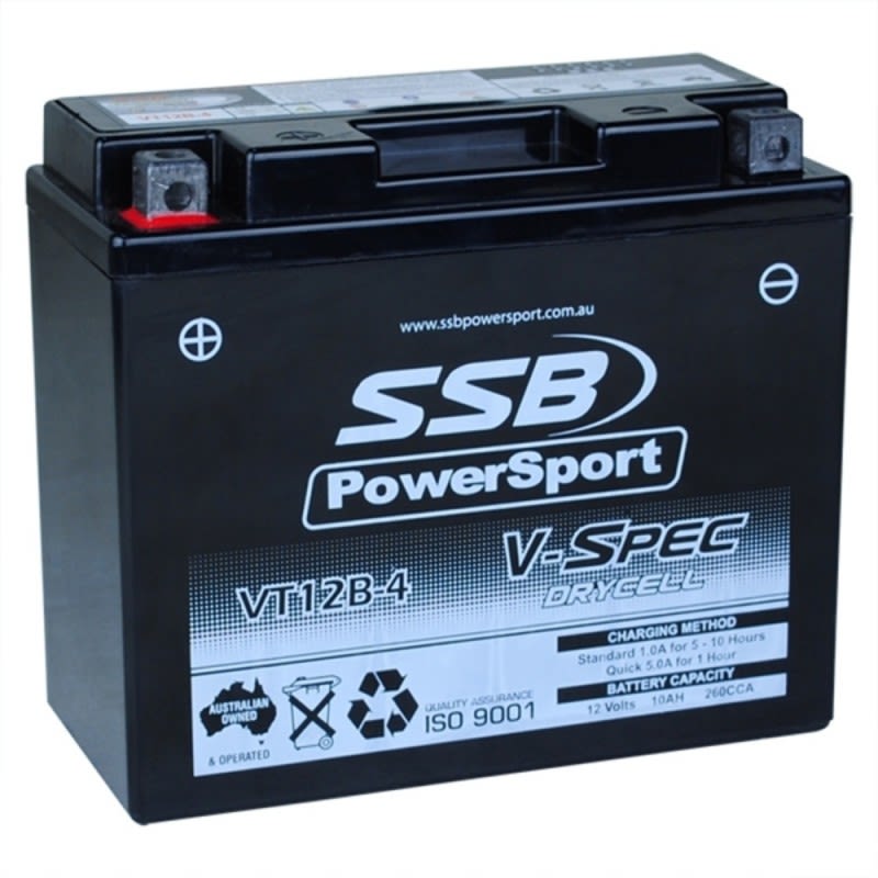 SSB 12V V-Spec High Performance AGM Battery - VT12B-4