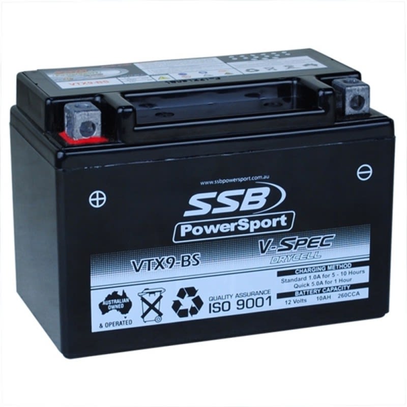 SSB 12V V-Spec High Performance AGM Battery - VTX9-BS