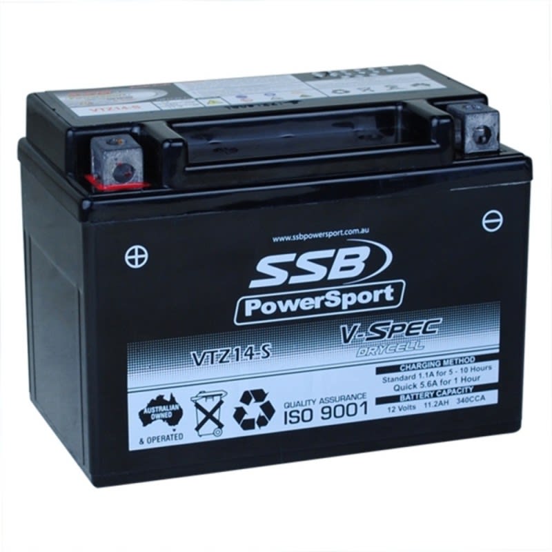SSB 12V V-Spec High Performance AGM Battery - VTZ14-S