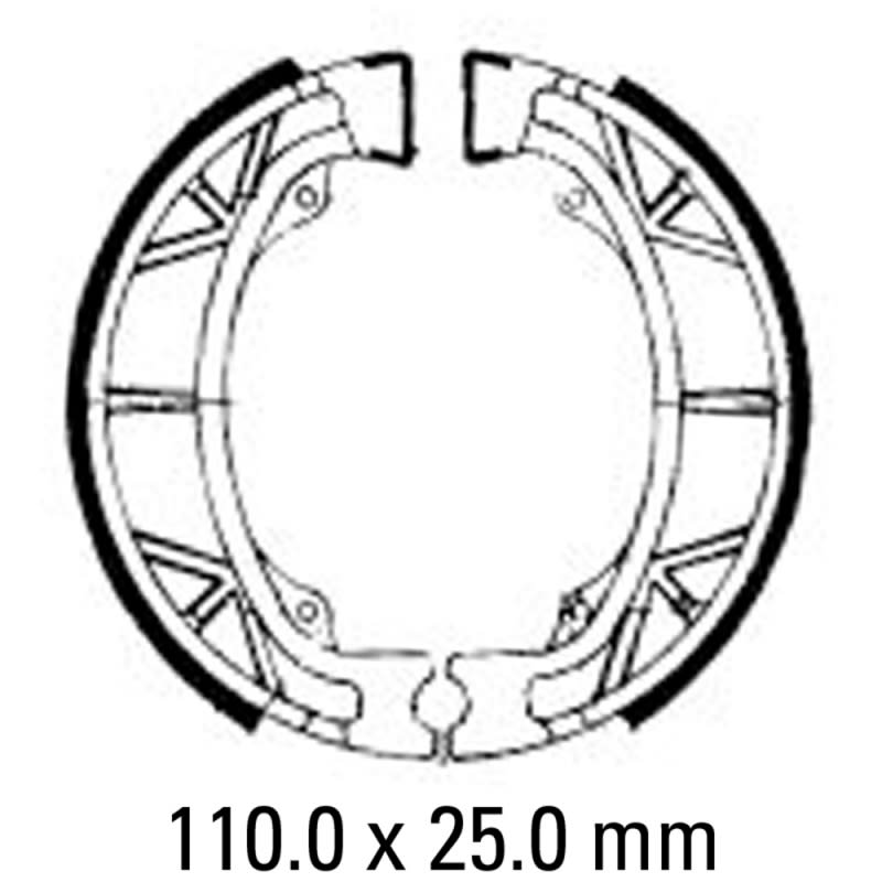 Ferodo Brake Shoe Set - FSB704A