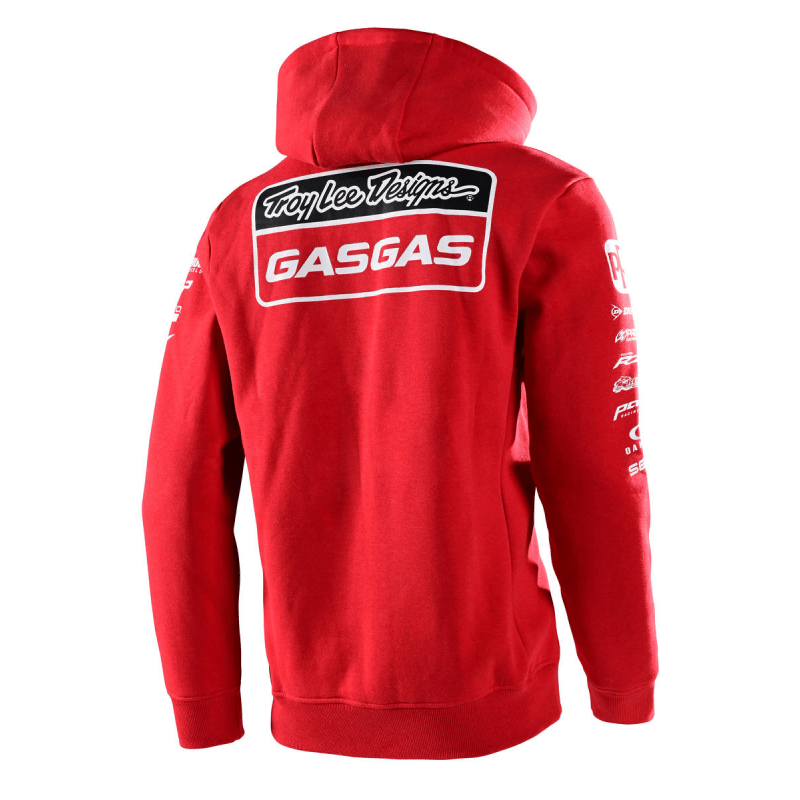 GASGAS Troy Lee Designs Team Zip Hoodie Red