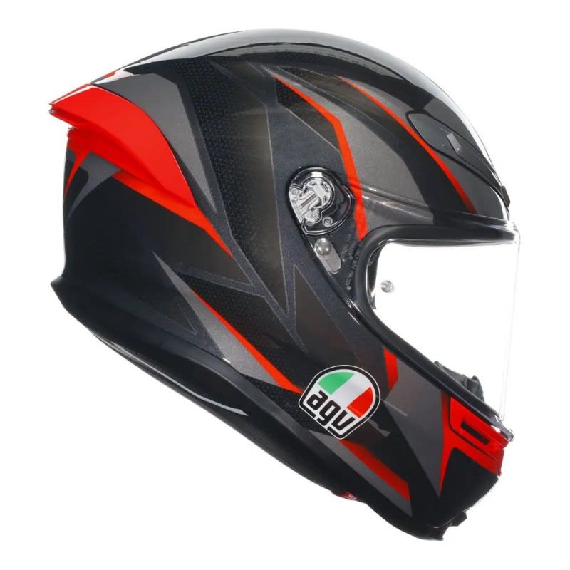 AGV K6 S Helmet Slashcut Black/Red
