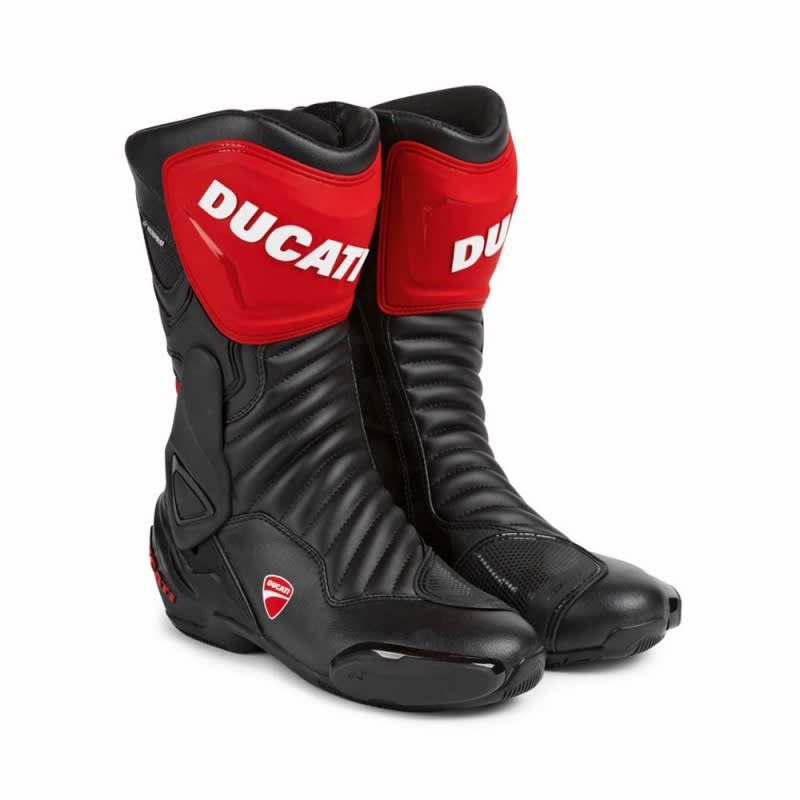 Ducati Speed Evo WP V2 Sport Touring Boots Black/Red/White