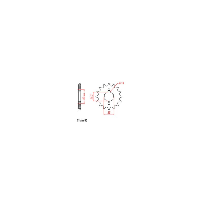 RK Front Steel Sprocket (530)