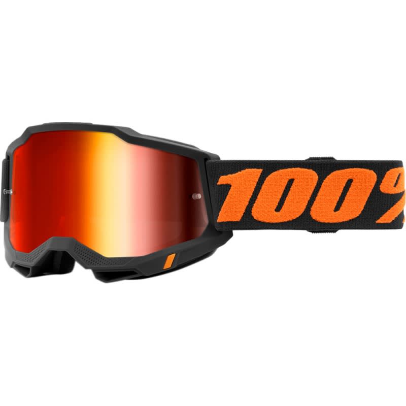 100% Accuri 2 Goggle Chicago + Red Mirror Lens