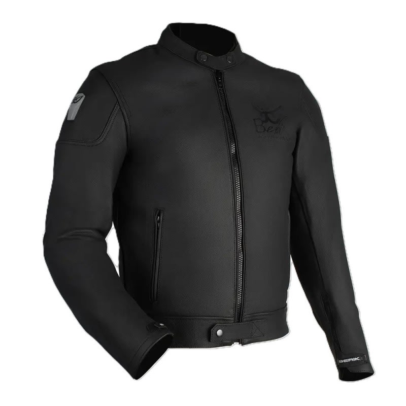 Berik Custom Leather Jacket Black