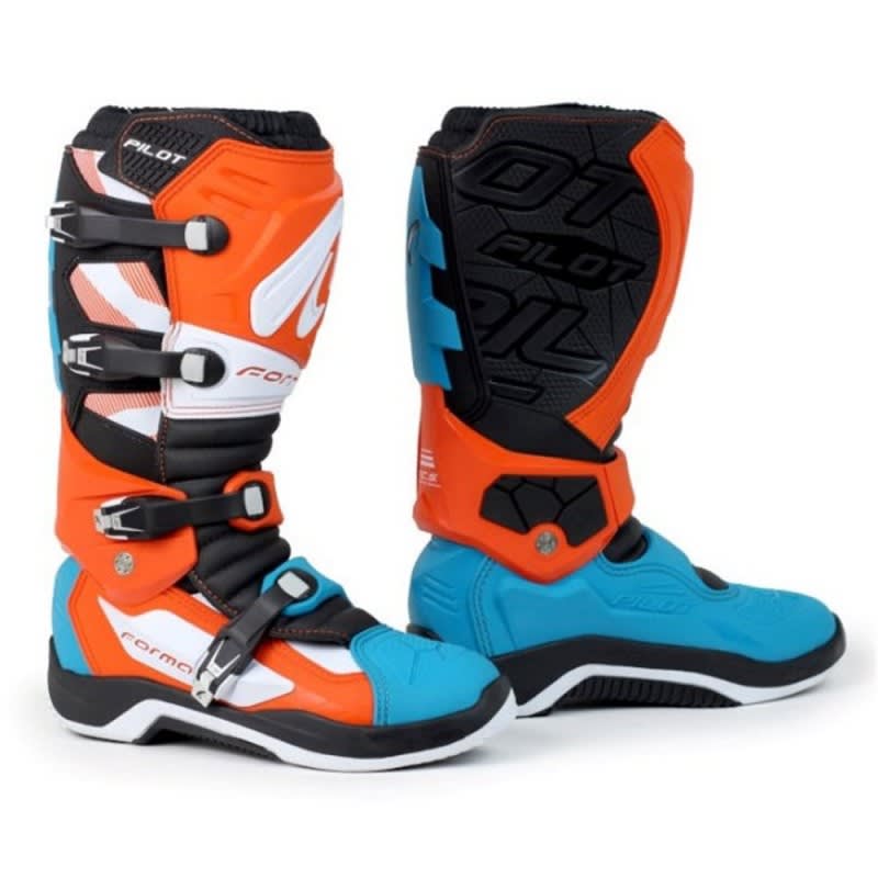 Forma Pilot Boot White/Orange/Aqua
