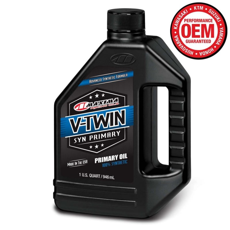 Maxima V-Twin Primary Oil Synthetic 1L
