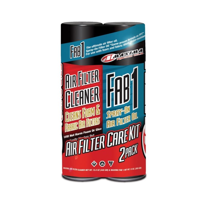 Maxima Air Filter Maintenance Spray Combo Kit 2-Pack